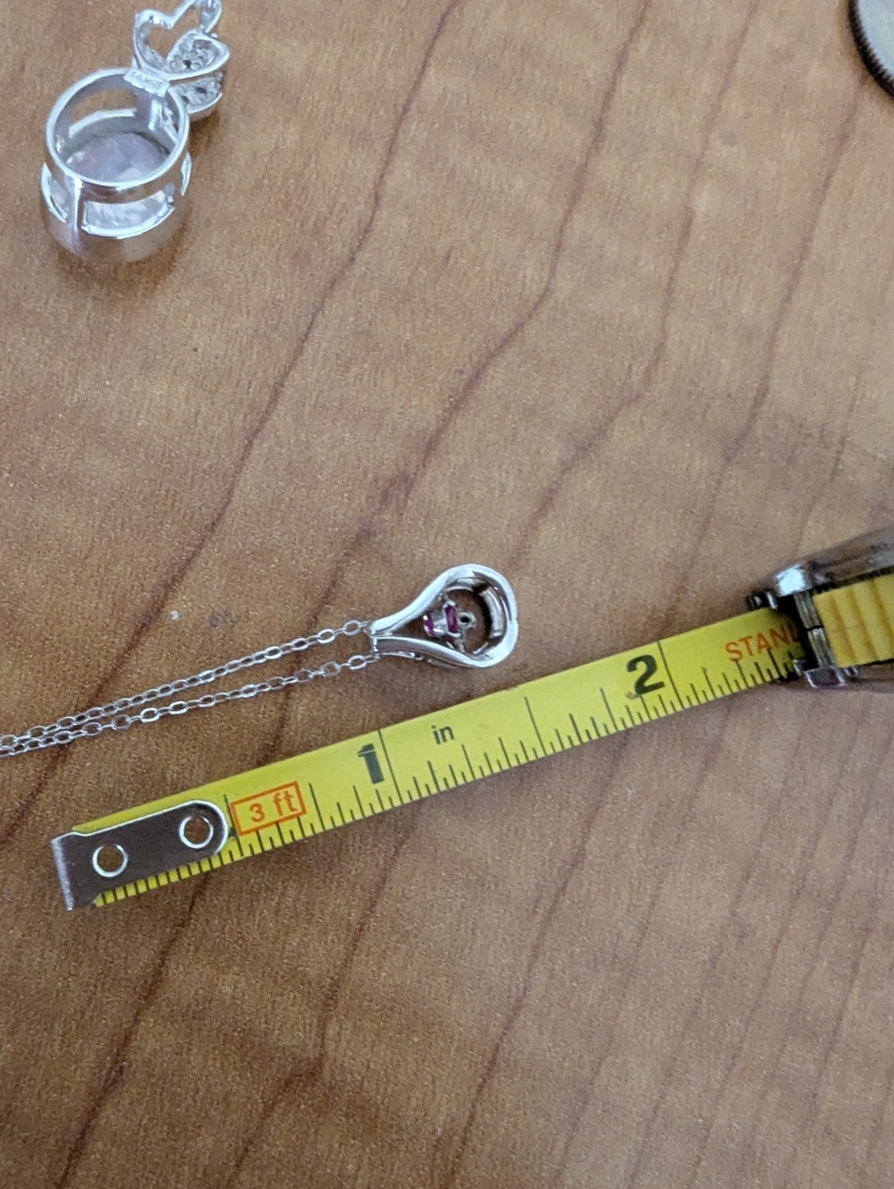 Sterling Silver Ruby Necklace - Picture 5 of 5